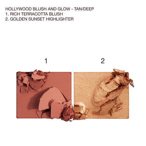 Charolette Tilbury NIB Blush & Glow Mini Glide Pallette - Tan-Deep - - Picture 2 of 11